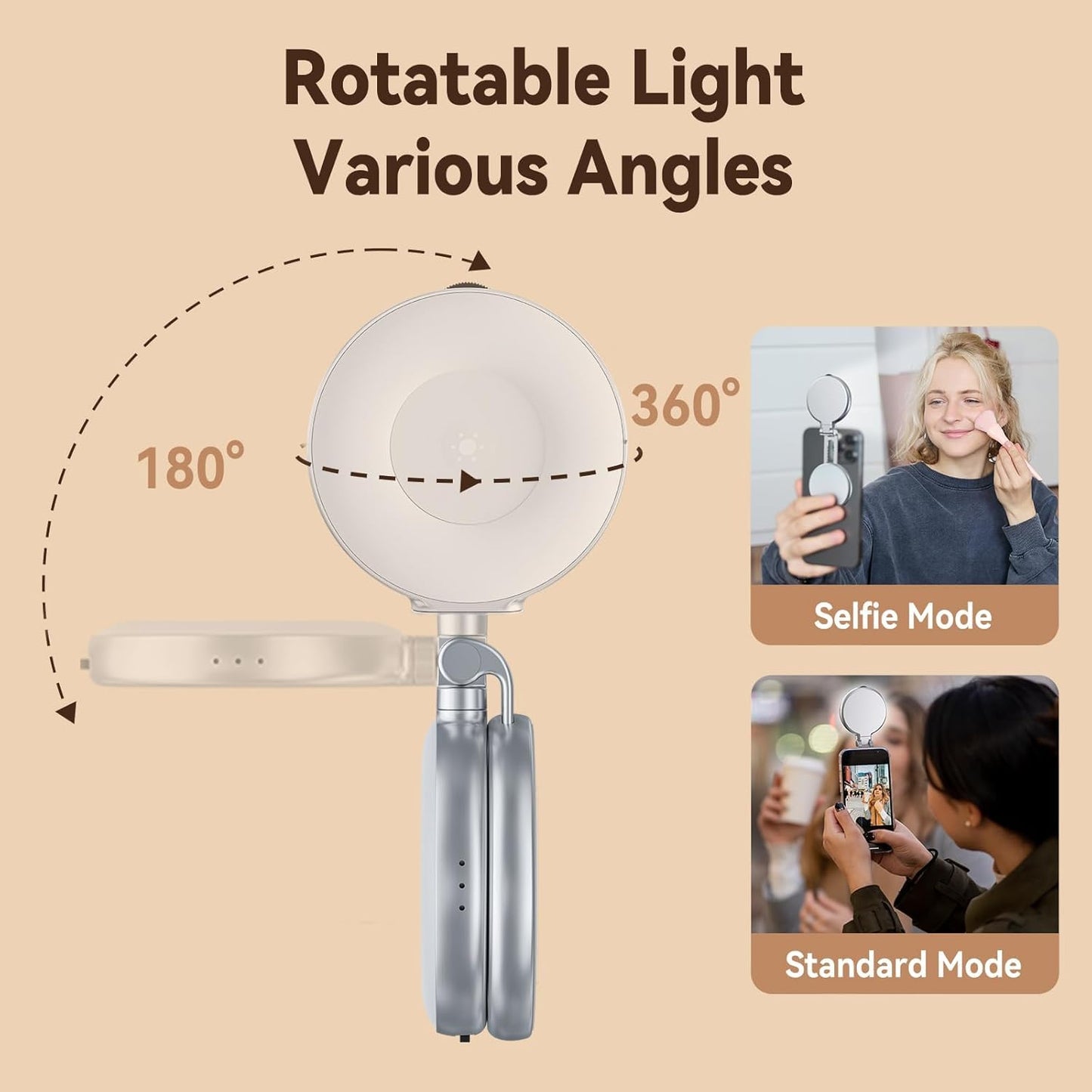 MagniGlow™ Pocket Selfie Light